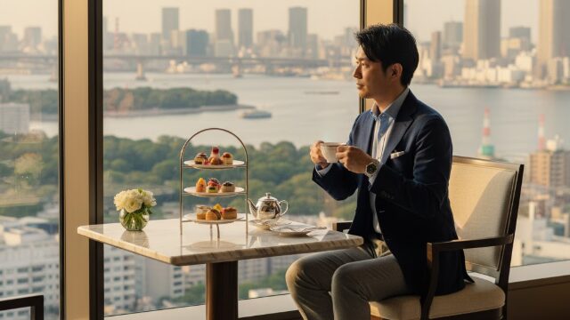 コンラッド東京アフタヌーンティー 男性におすすめのドレスコード