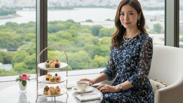 コンラッド東京アフタヌーンティー 女性におすすめのドレスコード