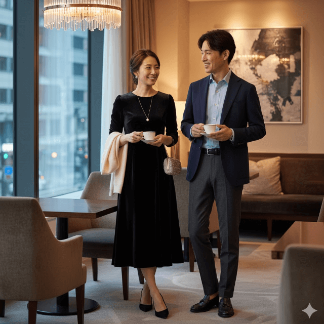 ホテルディナー女性 スマートカジュアルの定義とは