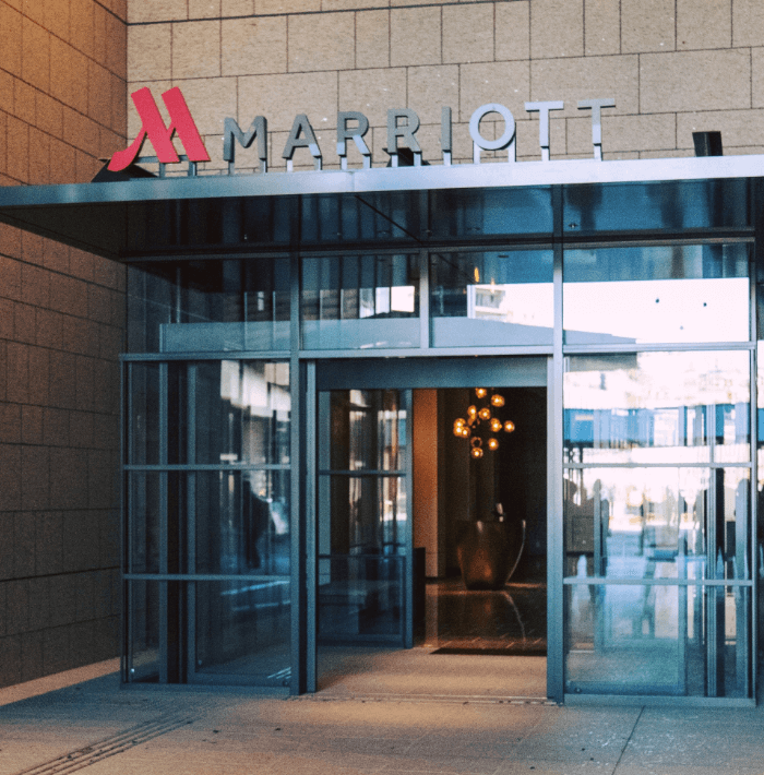 長崎マリオットホテルのエントランスの写真